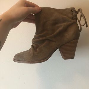 Suede booties